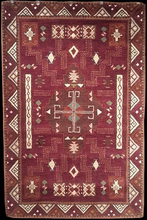 Tucson Collection area rug in a room