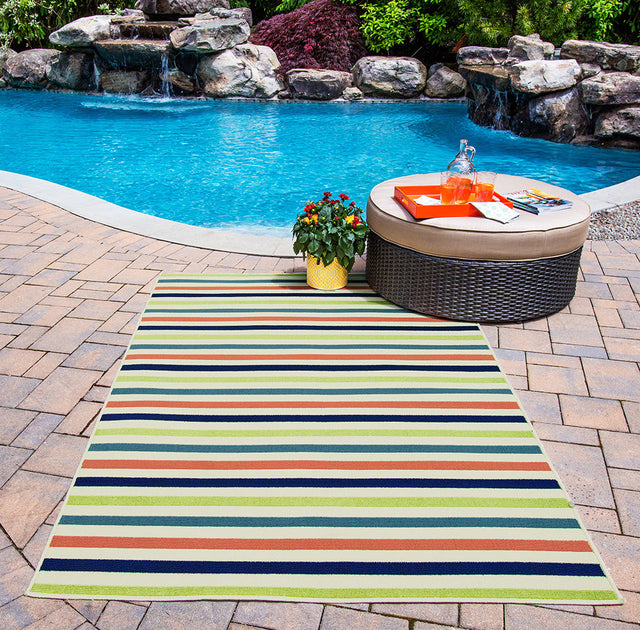 Baja Collection area rug in a room
