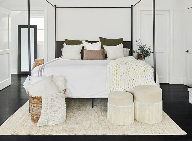 Etra Collection area rug in a room