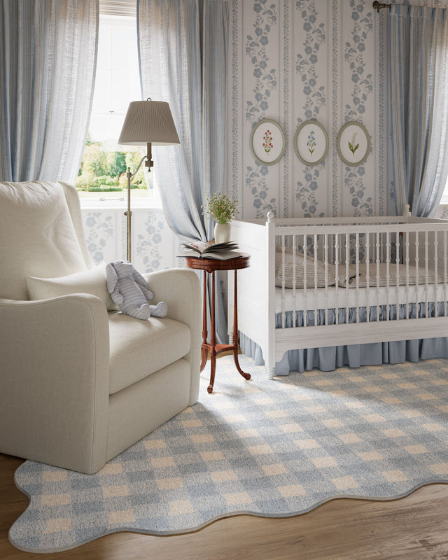 Lily Collection area rug in a room