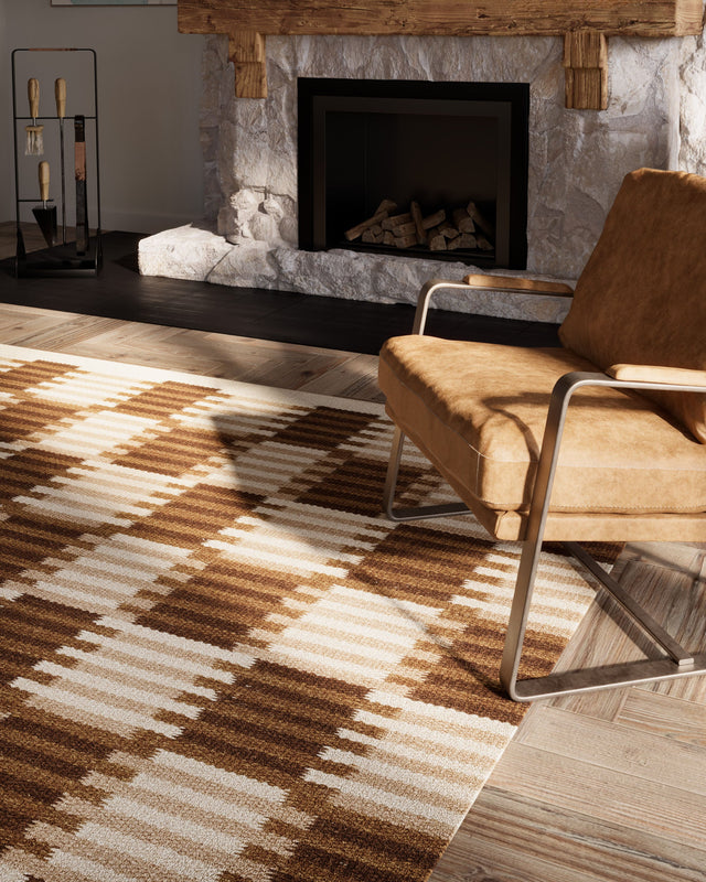 Scandi Collection area rug in a room