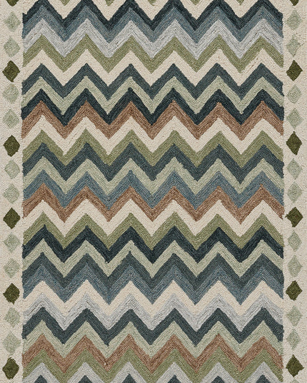 Erin Gates Abbott Zigzag Stripe - Blue