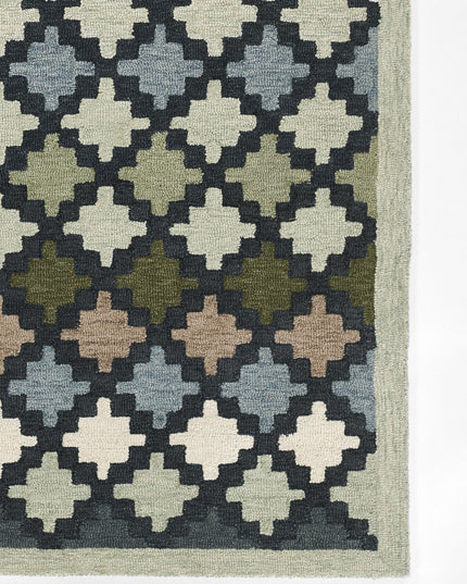 Erin Gates Abbott Diamond Trellis - Blue