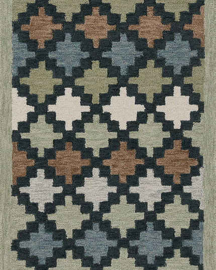 Erin Gates Abbott Diamond Trellis - Blue