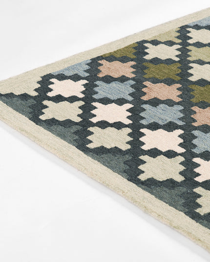 Erin Gates Abbott Diamond Trellis - Blue