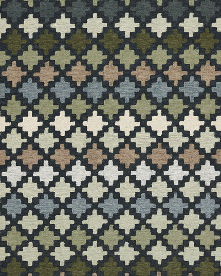 Erin Gates Abbott Diamond Trellis - Blue