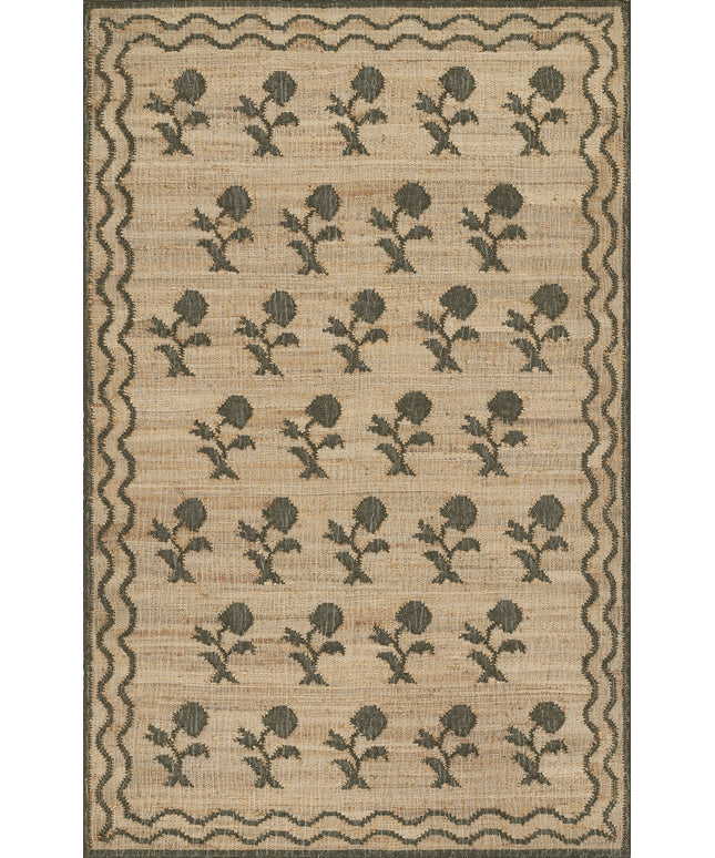 Erin Gates Orchard Leaning Flower - Green